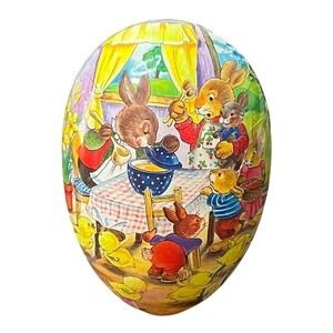 Nestler Vintage‎ Easter Egg Paper Mache Bunnies Chicks Made in Germany Decor